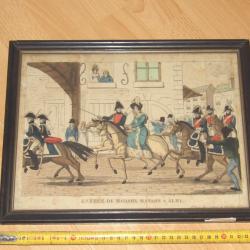 GRAVURE entr&eacute;e de Madame Manson &agrave; Alby - VENDU PAR JEPERCUTE (D26A98)