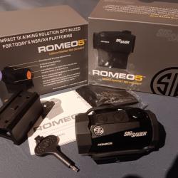 POINT ROUGE SIG SAUER ROMEO 5 TM 1X20 COMPACT SIGHT