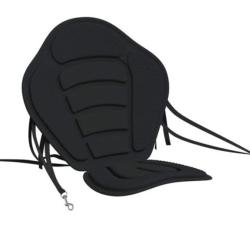 Si&egrave;ge planche pagaie lyocell noir 52x31x45 cm r&eacute;glable avec sangles