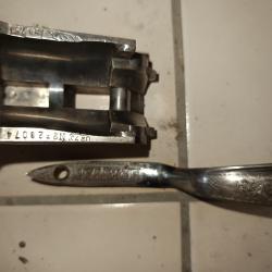 Pi&egrave;ces d&eacute;tach&eacute;es de fusil juxtapos&eacute; AYA - origine Espagne - lot d'origine