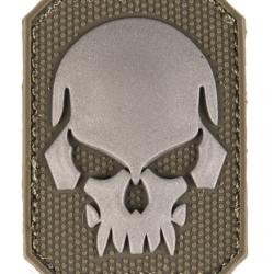 PATCH PVC TETE DE MORT OD GREEN 6 X 4.5 CM