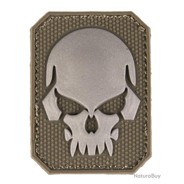 PATCH PVC TETE DE MORT OD GREEN 6 X 4.5 CM
