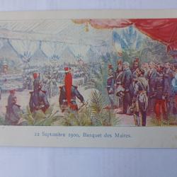CPA . 22 Septembre 1900 . Banquet des Maires