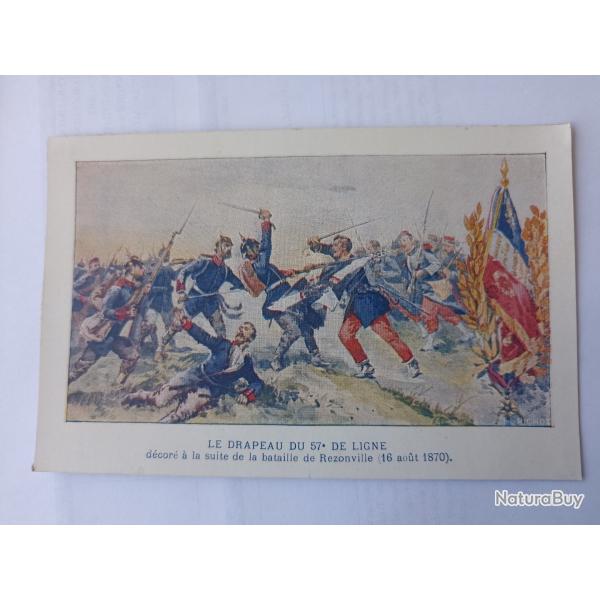 CPA . Le Drapeau du 57e de Ligne