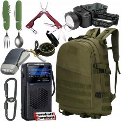 Sac &agrave; Dos d'&Eacute;vacuation d'Urgence rcbs  Starter Pack Civil 8 en 1