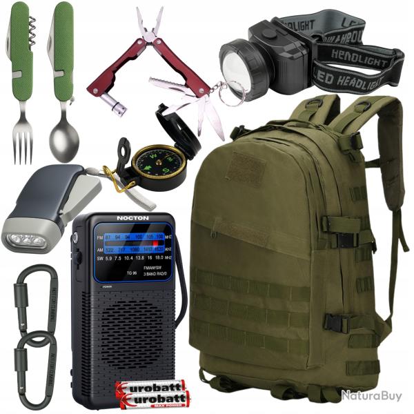 Sac � Dos d'�vacuation d'Urgence rcbs  Starter Pack Civil 8 en 1