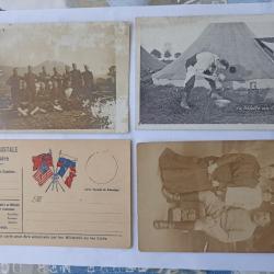 Lot 4 CPA Militaria
