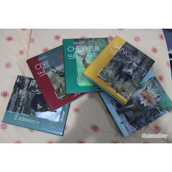 Ensemble de 5 livres faune sauvage grand gibier
