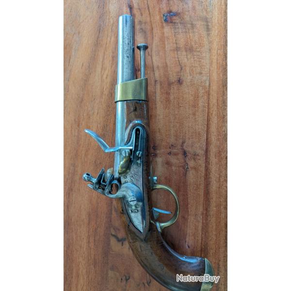 Pistolet 1er Empire de 1808 Manufacture de Maubeuge (An 13)