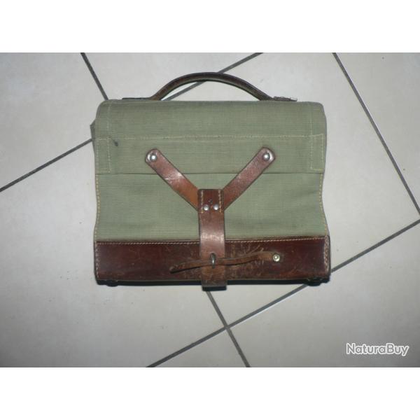 Sacoche toile cuir, Originale Suisse ww2