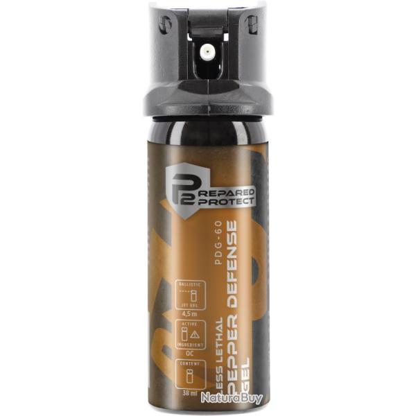 Nouveaut� 2026 BOMBE P2P PDG-60 GEL OC POIVRE 38 ML JET BALISTIQUE UMAREX