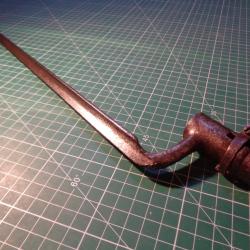 Ba&iuml;onnette fusil an IX en super &eacute;tat de 1818 (manufacture Royale de Saint Etienne)