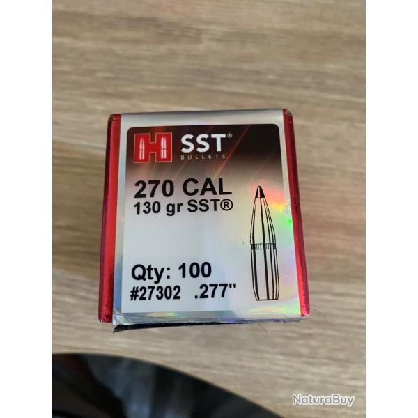 Ogive Hornady CAL 270 130 gr SST