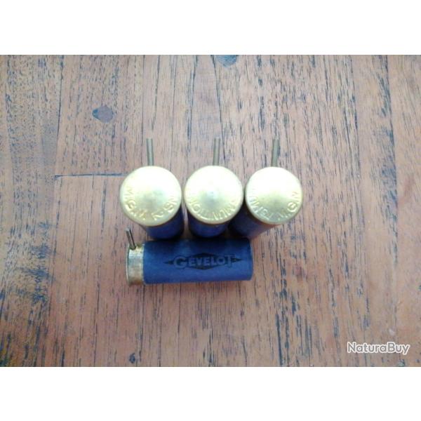 Cartouche a broche calibre 12