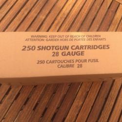250 cartouches trap cal 28