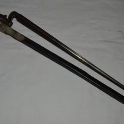 BAIONNETTE Mle 1867 BELGIQUE-FUSIL ALBINI BRAENDLIN-
