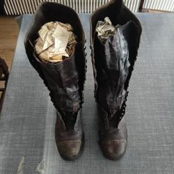 Paire de bottes fran&ccedil;aises ww1