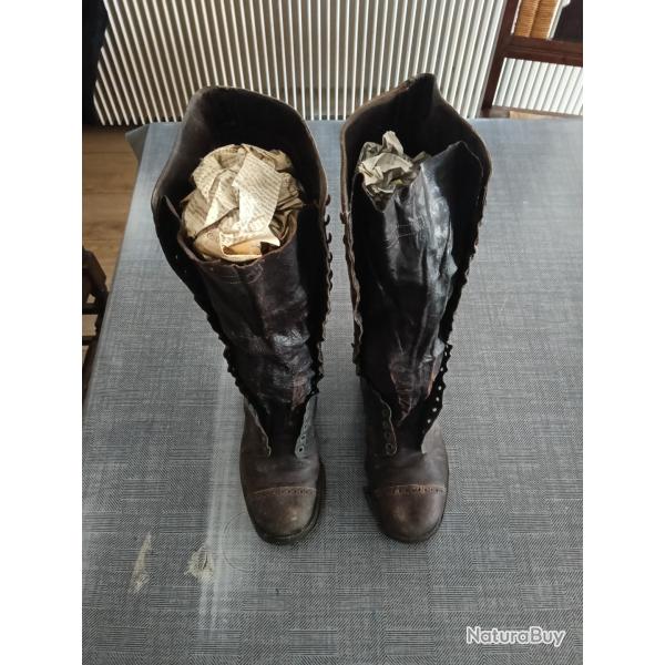 Paire de bottes fran�aises ww1