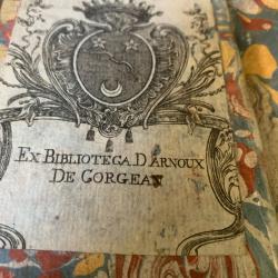 OEUVRES de M. GRESSET  1765 T1 & T2 - Ex-libris H&eacute;raldique Arnoux De Corgeat