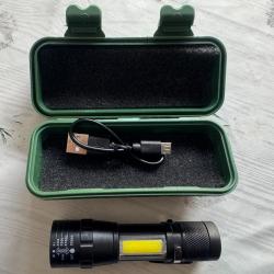 Lampe de poche LED 350 Lumen rechargeable USB