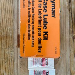 Lyman Case Lube Kit complet + 2 sachets Lee offert - Tr&egrave;s peu servi