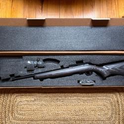 Carabine RUGER AMERICAN RIMFIRE TARGET 22 LR LAMELLE COLLEE NOIRE - NEUVE