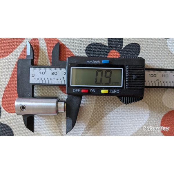 Matrice pour mesurer les bourrelets cal 22 LR