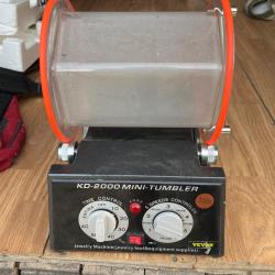 Mini tumbler VEVOR KD-2000 220 V complet - Tr&egrave;s bon &eacute;tat