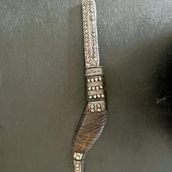 ANCIEN BEAU COUTEAU SHAFRA DU YEMEN, CIRCA 1900, PIECE RARE, ARABIQUE