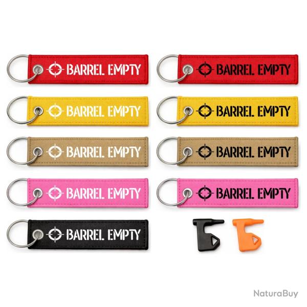 T�moin de chambre vide Barrel Empty - Porte-cl�s flamme humour tir