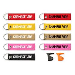 T&eacute;moin de chambre vide Chambre Vide - Porte-cl&eacute;s flamme humour tir