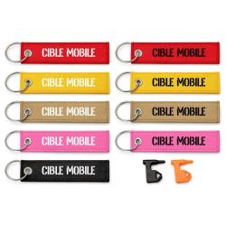T&eacute;moin de chambre vide Cible Mobile - Porte-cl&eacute;s flamme humour tir