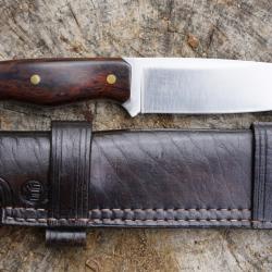 Couteau artisanal Chasse/Bushcraft r&eacute;alis&eacute; par &laquo; Dulo knife &raquo; en CPM 3V