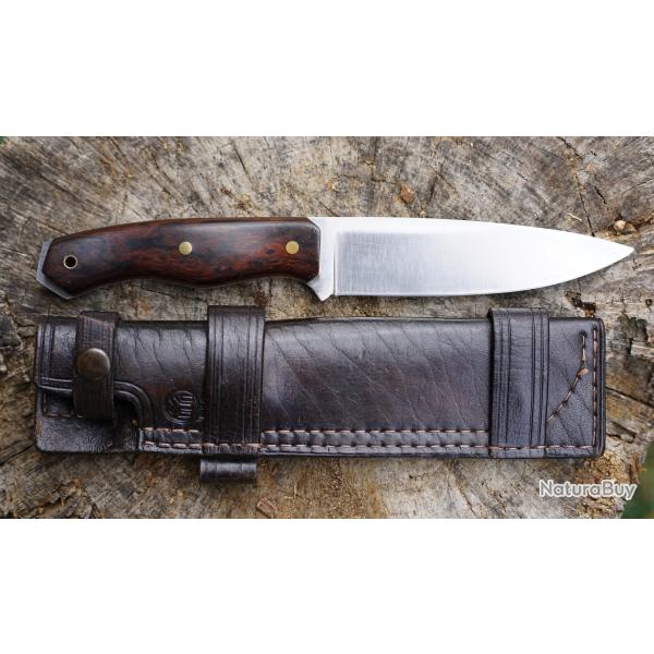 Couteau bushcraft artisanal � Dulo Knives � en CPM 3V