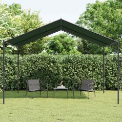 Pavillon 4 x 4 x 2,6 m Taupe Polyester et Acier