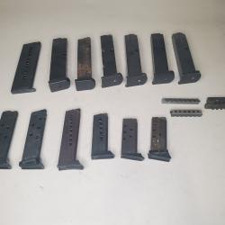 lot de chargeurs d'armes a blanc / alarme