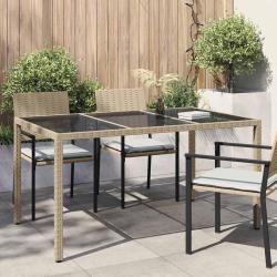 Table de Beige 150 x 90 x 75 cm polyrotin