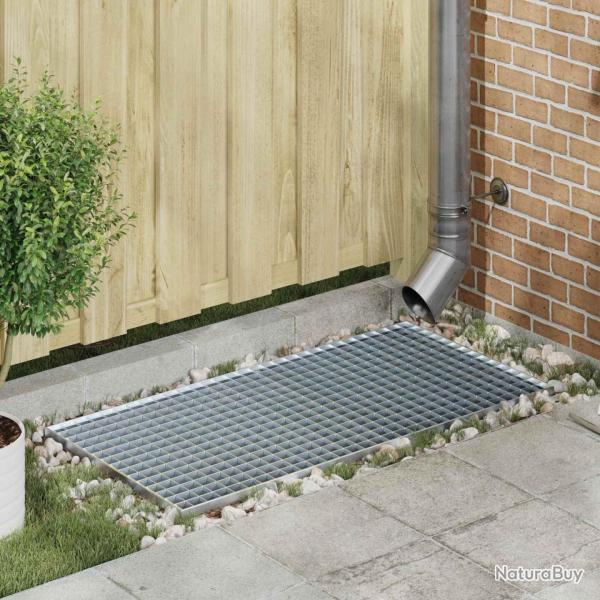 Grille Argent 100 x 50 x 2 cm Acier galvanis� � chaud