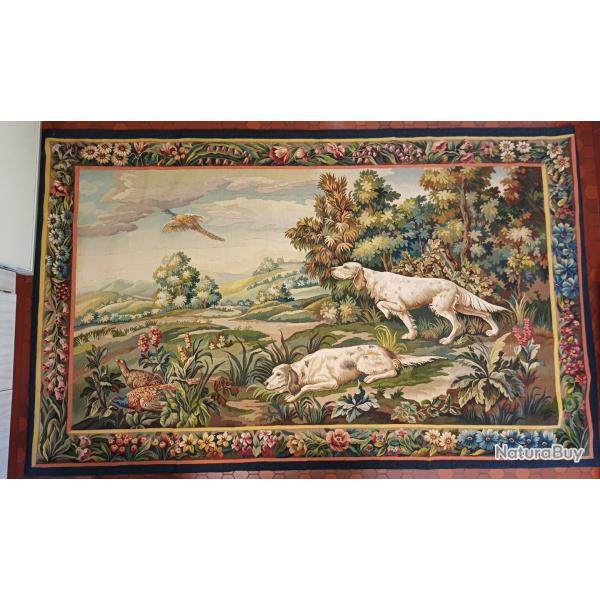 Tapisserie aubusson Sc�ne de chasse