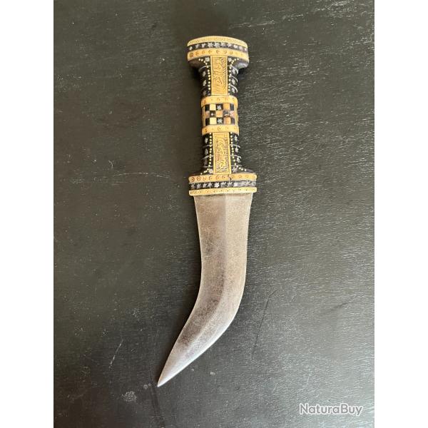 ANCIEN BEAU POIGNARD SYRIEN DU XIX� SIECLE, POIGNEE ET LAME TOP, MAGDALI ARABE, PERSE