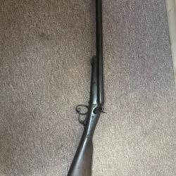 Coach Gun calibre 16 type Lefaucheux - &Agrave; restaurer / Pour pi&egrave;ces - M&eacute;canique correcte Cat D