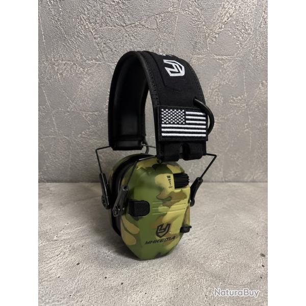 Casque antibruit �lectronique camo - Protection auditive - Neuf