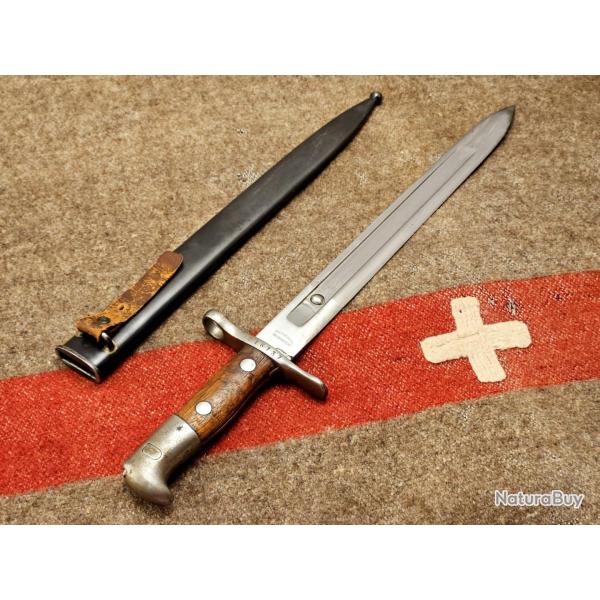 WK1 Schmidt Rubin G11 G89 G96/11 Baionnette Suisse mod�le 1889/11 SE4