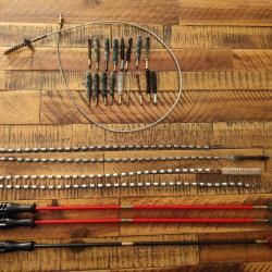 Lot d'accessoires nettoyage armement
