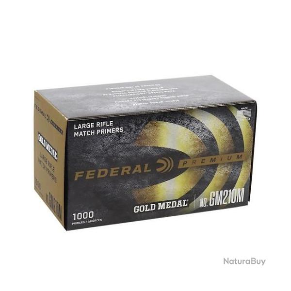Amorces FEDERAL Large Rifle Match GM210M x100