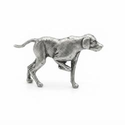Chien de chasse  fixation pin's  Hauteur : 24 mm Largeur :40 mm