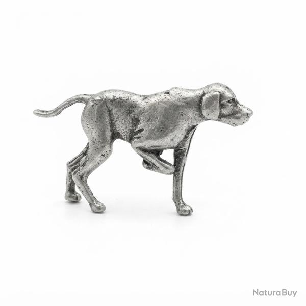 Chien de chasse  fixation pin's  Hauteur : 24 mm Largeur :40 mm