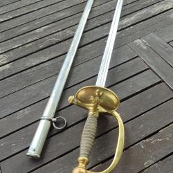 &Eacute;p&eacute;e a clavier d'officier d'infanterie
