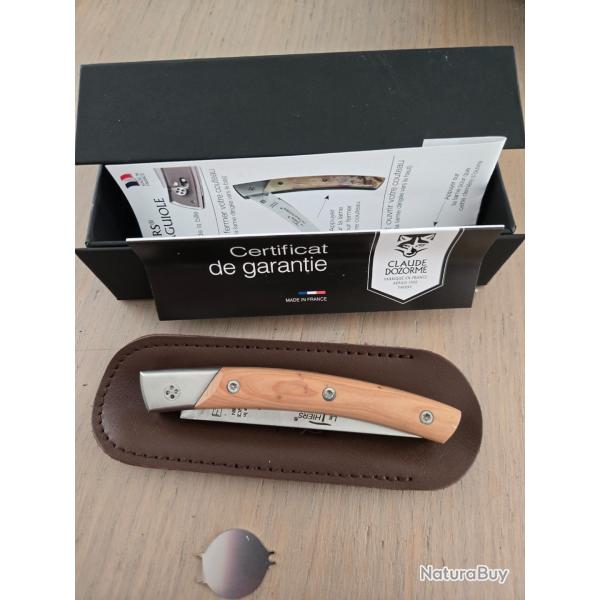 Couteau Claude Dozorme Le Thiers Secret gen�vrier 11cm inox