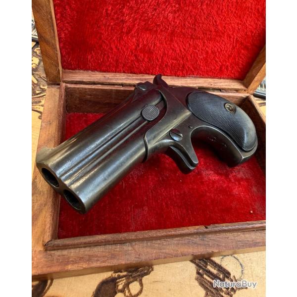 Superbe Remington DERRINGER ! � calibre .41 RF � Bleu